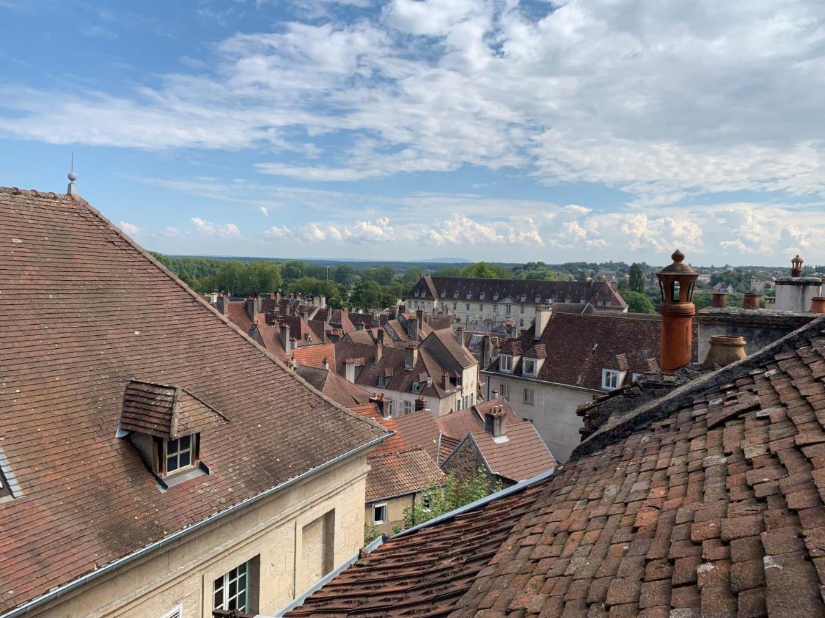 BELLEVUE Appartement sous les toits hypercentre climatisé Dole Extérieur photo